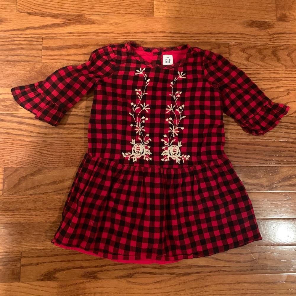 Gap Girls Buffalo Plaid dress